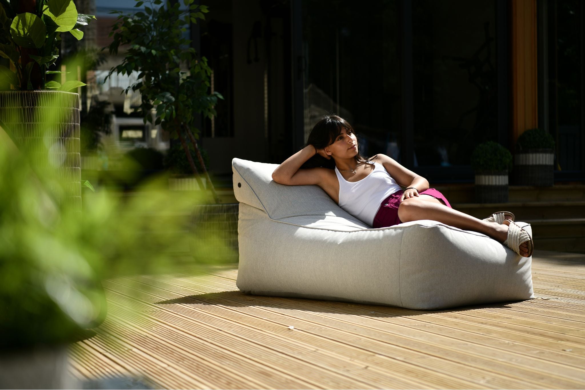 Extreme Lounging Outdoor B-Bed Pastel Grey